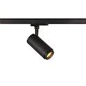 LED 3-phase spot NUMINOS® DALI ZOOM M, 20W, 2700K, 15°, black