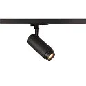SLV LED 3-faset spot NUMINOS® DALI ZOOM M, 20W, 3000K, 15°, sort