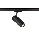 SLV LED 3-faset spot NUMINOS® DALI ZOOM M, 20W, 4000K, 15°, sort
