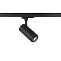 SLV LED 3-faset spot NUMINOS® DALI ZOOM M, 20W, 4000K, 15°, sort