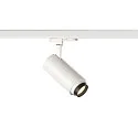 SLV LED 3-faset spot NUMINOS® DALI ZOOM M, 20W, 4000K, 15°, hvid