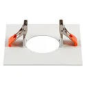 SLV Mounting frame for NUMINOS® XS, 160/70mm, square, white