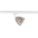 SLV 3-faset spot PARA CONE GL GU10, gennemsigtig, hvid
