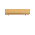 SLV Pendant luminaire ONE LINEAR 100 PHASE up/down, 24W, 2700/3000K, brass