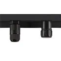SLV LED Væg- / Loftlampe FLOODI M, 30W, 3000K, 100°, antracit/gennemsigtig