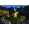 SLV LED Væg- / Loftlampe FLOODI M, 30W, 3000K, 100°, antracit/gennemsigtig