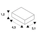 SLV radiomodul ZIGBEE, hvid