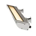 SLV outdoor wall luminaire VANO WING SP SHORT IP65, grey dimmable
