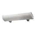 SLV outdoor wall luminaire VANO WING SP SHORT IP65, grey dimmable