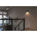 SLV wall luminaire OCULUS WL SINGLE IP20, black dimmable