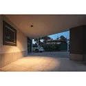SLV outdoor ceiling luminaire ESKINA FRAME CL SINGLE CCT 1 flame, CCT Switch, adjustable IP65, anthracite 