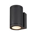 SLV Udendørs wall luminaire ENOLA OCULUS WL UP/DOWN IP65, antracit dæmpbar