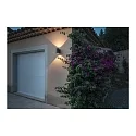 SLV Udendørs wall luminaire ENOLA OCULUS WL UP/DOWN IP65, antracit dæmpbar