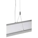 SLV pendant luminaire WORKLIGHT UGR < 19 IP20, silver dimmable