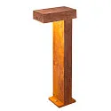 LED Udendørs Standerlampe RUSTY PATHLIGHT 70, højde 70cm, IP55 IK06, 8.9W 3000K 400lm 90°, FeCSi stål rust-farvet