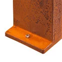 SLV LED Outdoor Floorlamp RUSTY PATHLIGHT 40,  IP55 IK06, height 70cm, 8.9W 3000K 400lm 90°, FeCSi steel rust color