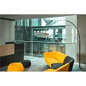 SLV Standerlampe ONE BOW FL up / down, sort dæmpbar