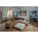SLV Standerlampe ONE BOW FL up / down, sort dæmpbar