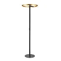 Standerlampe ONE STRAIGHT FL up / down, messing, sort dæmpbar