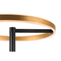 SLV Standerlampe ONE STRAIGHT FL up / down, messing, sort dæmpbar