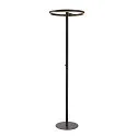 Standerlampe ONE STRAIGHT FL up / down, sort dæmpbar