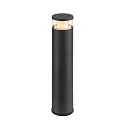 SLV bollard lamp M-POL 60 cylindrical, short, without socket IP65, anthracite dimmable
