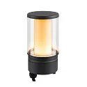 lampehoved M-POL M CLEAR on/off IP65, antracit 