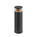 SLV lampehoved M-POL S LOUVER on/off IP65, antracit 