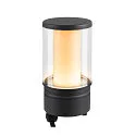 lampehoved M-POL M CLEAR DALI styrbar IP65, antracit dæmpbar