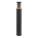 SLV luminaire head M-POL M LOUVER DALI controllable IP65, anthracite dimmable