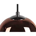 SLV Pendel PANTILO OVAL PD E27 IP20, kobber