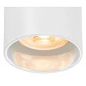 SLV wall and ceiling luminaire ASTO TUBE CW DOUBLE 2 flames, long, cardanic swivelling GU10 IP20, white dimmable