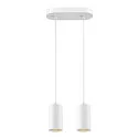 Pendel ASTO TUBE 2-flammer, stiv, lang GU10 IP20, hvid dæmpbar