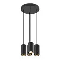 Pendel ASTO TUBE 4-flammer, rund, stiv GU10 IP20, sort dæmpbar