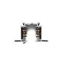 3-phase recessed track S-TRACK PHASE & DALI 2M DALI controllable, black