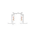 SLV 3-faset monteringsskinne S-TRACK PHASE & DALI 2M DALI styrbar, hvid