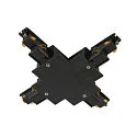 3-faset X-stik S-TRACK PHASE & DALI indbygget version, DALI styrbar, sort
