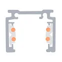 SLV surface-mounted track TRACK 48V standard, DALI controllable, white
