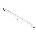 surface-mounted track TRACK 48V standard, DALI controllable, black