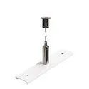 track reinforcement plate TRACK 48V with suspension kit, white
