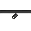 SLV Skinne spot NUMINOS® XS 48V DALI 2 40° svingbar, til VDU-arbejdsstation, DALI styrbar IP20, sort mat dæmpbar