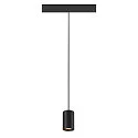 Pendel NUMINOS® XS TRACK 48V DALI styrbar IP20, sort dæmpbar