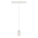 SLV Pendel NUMINOS® XS 48V DALI 2 40° til VDU-arbejdsstation, DALI styrbar IP20, hvid mat dæmpbar