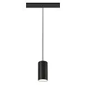 SLV Pendel NUMINOS® S 48V DALI 2 20° til VDU-arbejdsstation, DALI styrbar IP20, sort mat dæmpbar