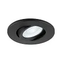 Dæksel UNIVERSAL DOWNLIGHT MOVE rund, svingbar, sort