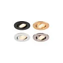 Dæksel UNIVERSAL DOWNLIGHT MOVE rund, svingbar, sort