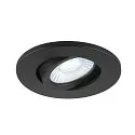Dæksel UNIVERSAL DOWNLIGHT MOVE rund, svingbar, sort