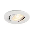 SLV Dæksel UNIVERSAL DOWNLIGHT MOVE rund, svingbar, hvid