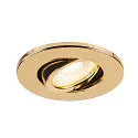 SLV Dæksel UNIVERSAL DOWNLIGHT MOVE rund, svingbar, blank, guld
