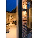 SLV outdoor wall luminaire OVAL 14 WL IP65, black